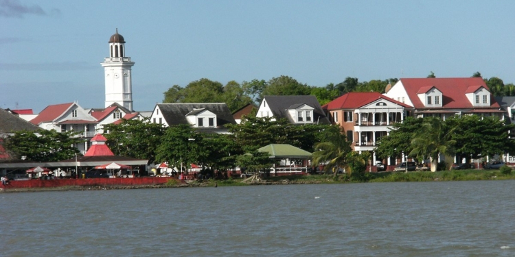 1200px Waterkant seen from Suriname river