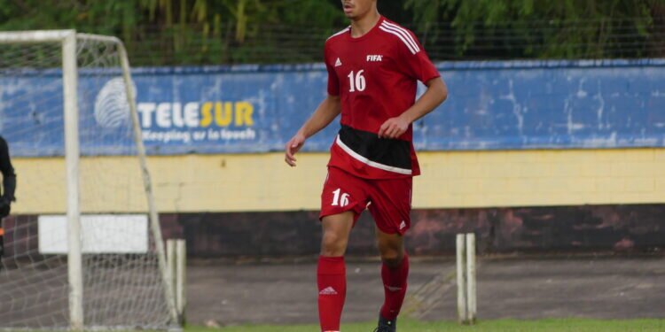 Foto: Centrale verdediger, Yamano Olfers (van Telstar), was ongetwijfeld Suriname's beste speler tijdens het 2023 Concacaf U17 kampioenschap. (Foto:First2Productions/Arny Belfor)