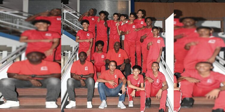 Suriname neemt deel aan de jongens volleybal U-17 NORCECA kampioenschappen. Foto: Suvobo, John Zaalman