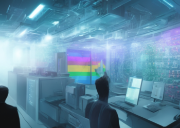 1685164170 A dream of a AI COMPUTER IN A FUTRISTIC AI DATACENTER LECURING HUMaNS ON LGBTQ RIGHTS Concept art 1 Kunstmatige intelligentie (oftewel AI) verandert de manier waarop we werken, leven en met elkaar omgaan. In fictionele films over de toekomst is vaak te zien hoe AI de wereld zal overnemen en hoe de mens daarvan de dupe is. Maar … we leven inmiddels in die geschetste toekomst, AI is er al en velen maken er gretig gebruik van.