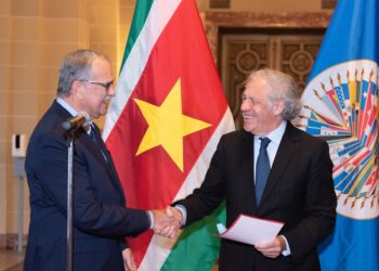 Ambassadeur Schalkwijk overhandigt geloofsbrieven aan OAS