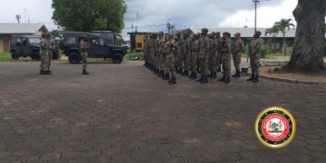 264422502 213211057659280 609390217157353205 n Het Nationaal Leger (NL) gaat de controle in de districten Paramaribo, Marowijne, Brokopondo en Sipaliwini de komende dagen opvoeren. Het gaat om een legeroperatie ondersteund door het Korps Politie Suriname, Kustwacht en de  Dienst 's Lands Bosbeheer onder de naam Operatie Marbonsu.