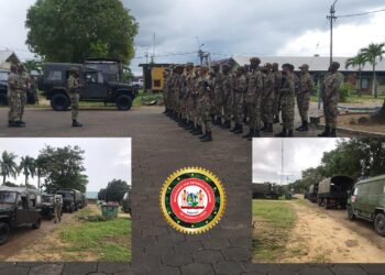 Defensie voert controle op met operatie ‘Marbonsu Het Nationaal Leger (NL) zal samen met het bevoegd gezag, overige gewapende machten en veiligheidsdiensten de Marbonsu operatie uitvoeren in de districten Marowijne en Brokopondo.