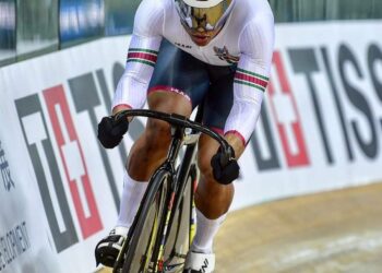 IMG 20220805 WA0003 1 Jaïr Tjon En Fa heeft zich vrijdag geplaatst voor de halve finale op het onderdeel 200m sprint tijdens de voortzetting van de Pan-Amerikaanse wielrenbaankampioenschappen in Peru.