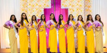 MIWS Volwassen Het is er eindelijk weer, Surinaamse schoonheden zijn weer te bewonderen in al hun glitter en glamour op het podium. “Eigenlijk waren we sinds 2019 klaar, want het zit gewoon al in ons bloed”, zegt Gietanjali Thakoer een van de motoren achter de Miss India Worldwide Suriname beauty contest. Ongeveer twee jaar hebben dit soort events moeten stilliggen, maar de animo zit er wel in voor Thakoer tijdens de kennismaking van Miss India Worldwide Suriname, op donderdag 5 mei, in het Courtyard Marriot Hotel. In totaal stonden er 10 missen op het podium. Opmerkelijk was dat er ook missen aanwezig waren uit Saramacca en Commewijne. “Er was zelfs interesse vanuit Nickerie, dat nemen we zeker mee voor de volgende verkiezing”, zegt de Miss India organisator.
