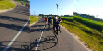 Tachana Dalger A De ontwikkeling van wielrenster Tachana Dalger heeft gedurende de Covid-pandemie enige vertraging opgelopen. Geruime tijd was de meervoudige wielrenster van het jaar bezig aan een strak trainingsprogramma op Trinidad. Het eiland heeft de beschikking over een moderne indoorbaan. Vanaf haar terugkeer naar Suriname eind 2020, trainde Dalger niet meer op dit circuit.