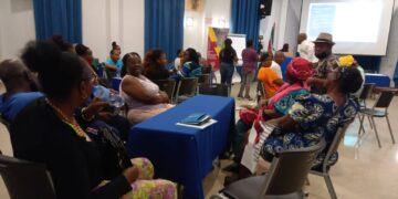 WhatsApp Image 2022 05 14 at 8.02.58 PM Onder de slogan "Paraku, pe un' kmopo nanga pe un' wani go", heeft plantage La Prosperité die ook wel bekend staat onder de naam Bersaba, tijdens hun laatstgehouden lezing op 14 mei in het Lalarookhgebouw, haar 140-jarig bestaan ingeluid.