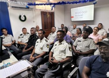WhatsApp Image 2022 12 24 at 8.27.43 PM 1 Sedert de aanstelling van hoofdinspecteur Melvin Pinas tot Regio commandant Oost zijn er tal van operaties uitgevoerd.