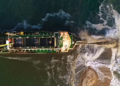 baggerboot1 2 Op basis van de financiële situatie van het land en de economische ontwikkelingen is besloten om de vaargeul van de Surinamerivier niet verder uit te diepen. Dit deelde vicepresident Gregory Rusland woensdag mee tijdens het persmoment voor aanvang van de vergadering van de Raad van Ministers.