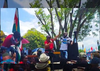 edith orban 1web Een groep Inheemsen uit het dorp Hollandse Kamp, is zaterdag naar de protestacties in Paramaribo getogen om hun misnoegen te uiten tegen het beleid van regering Santokhi-Brunswijk. Edith Mangal-Orban die het woord voert namens de groep, zegt in een gesprek met Key News dat de eerste bewoners van het land de situatie beu zijn.
