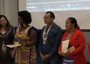 golden gavel Patricia Meulenhof en Makiloewale Temikailoe hebben dit jaar de Golden Gavel Awards ontvangen. Op 29 september is het tweetal op basis van hun inzet voor de Inheemse- en Marrongemeenschap bekroond bij de vierde editie van de awards in de ballroom van het Lallarookh gebouw.