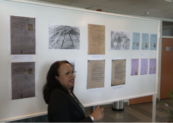 nas Het Nationaal Archief Suriname (NAS) wil ervoor zorgen dat elke Surinamer weet vanwaar hij komt. Het NAS wil daarnaast elke Surinamer leren hoe op zoek te gaan naar zijn de eigen identiteit. Op grond hiervan heeft het NAS afgelopen dinsdag de tentoonstelling ‘Samen staan we sterk‘, geopend.