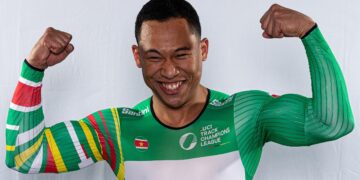 Jaïr Tjon En Fa overleeft WK-kwartfinale keirin niet