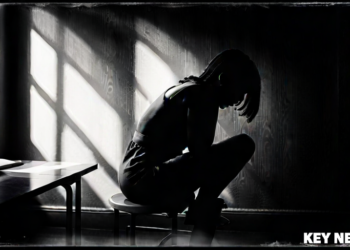 38750547 MonogromaticPhoto of a Sad black girl sitting in a xl beta v2 2 2 Een man is veroordeeld tot een celstraf van 1 jaar voor seksueel misbruik van een minderjarig nichtje van zijn vriendin. De volwassen man heeft het meisje in september 2021 ‘van voor en achter’ onteerd. Het slachtoffer was toen amper 13 jaar.