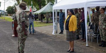 4 Het ministerie van Defensie heeft 203 militairen bevorderd tot een naast hogere rang. De bevorderingsplechtigheid vond op maandag 23 oktober 2023 plaats in de Memre Buku Kazerne.