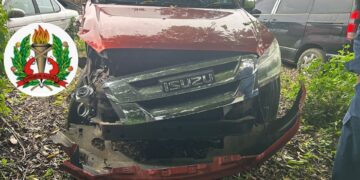 438129295 122162459210076238 8381704331692841507 n Op vrijdag 24 mei heeft een aanrijding tussen twee voertuigen, beide pick-ups, aan de Martin Luther Kingweg ter hoogte van Kasi Bandenservice geleid tot zware materiële schade. Het politiebureau Livorno ontving de melding en begaf zich onmiddellijk naar de locatie.