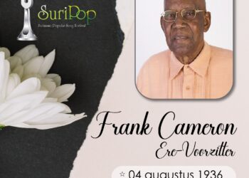 448435854 914093470751634 6464959764685718538 n De oprichter van SuriPop is er niet meer. Frank Cameron, die van 1987 tot 2023 voorzitter was van de Stichting Bevordering Kunst en Cultuur, is na een ziekbed overleden.