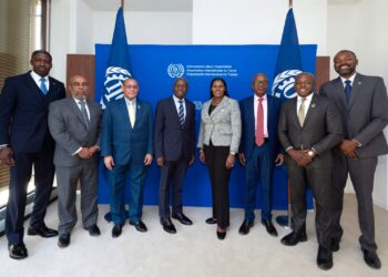 AWJ ILO 1 De tripartiete Surinaamse delegatie, die participeert aan de 112de sessie van de International Labour Conference in Geneve, Zwitserland, heeft vandaag een aanvang gemaakt met haar activiteiten.