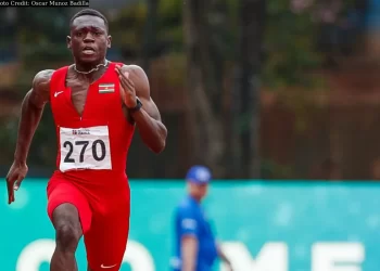 Issamade Asinga pakt ook 200 m Zuid-Amerikaans goud in recordtijd