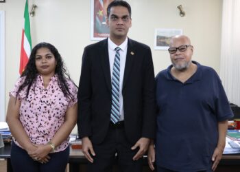 BVSS en Ramadhin Het ministerie van Volksgezondheid heeft op maandag 17 juli 2023 het bestuur van de Bedrijven Vereniging Sport en Spel (BVSS) ontvangen voor een onderhoud over de Avondvierdaagse (AVD) die in september georganiseerd zal worden.