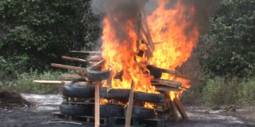 Narcotica Brigade verbrand 2415,95 kg drugs te Zeedijk