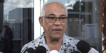 Essed 1 De verkiezingsbelofte van NDP-topman Ramon Abrahams om Desi Bouterse na de verkiezingen terug te halen, roept zorgen op over de democratie en de rechtsstaat. Dat zegt advocaat Hugo Essed, die de nabestaanden in het 8 decemberstrafproces heeft vertegenwoordigd.