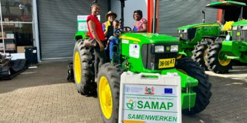 EU ondersteunt landbouwsector in Saramaccaanse gemeenschappen met moderne apparatuur