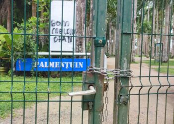 IMG 20221121 091647 Op social media worden er foto’s gedeeld van de gekapte palmbomen van de palmentuin en er wordt beweerd dat dit wordt gedaan voor een grote Phagwa-viering. “Dit is helemaal niet waar.” Ghazi geeft aan dat bepaalde bomen van binnen verrot zijn, wat voor gevaar zorgt. “Bepaalde delen van bomen zijn al op het gebouw van het Kabinet van de President gevallen. Daarom worden de verrotte bomen in opdracht van die instantie verwijderd.” Hij benadrukt dat dit helemaal niet gedaan wordt in verband met een Phagwa-viering of voor de Holika Dahan.