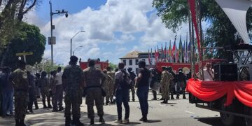 IMG 20230217 135428 2 “Er mag nooit meer een 17 februari in Suriname gebeuren”, zei JusPol-minister Harish Monorath onlangs in het programma Bakana Tori, doelend op de uit de hand gelopen protesten van 17 februari 2023.