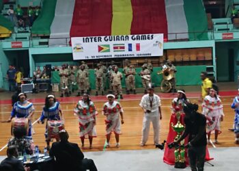 Opening IGS “Wij zijn trots op het feit dat Suriname als gastheer mag optreden bij deze Spelen. Elke sporter is een ambassadeur van zijn of haar land en draagt dat als zodanig uit. Wij zijn in dit kader bijzonder trots op alle jongeren die zowel in de sportwereld als in hun schoolprestaties een goede prestatie hebben geleverd’’, aldus de waarnemend president van de republiek Suriname, Ronnie Brunswijk.