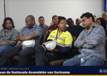 Picture 3 Newmont Suriname, LLC heeft maandag 10 juli 2023 voor de leden van de Nationale Assemblee een bezoek georganiseerd naar de Merian-mijn. 