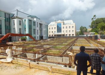 SGES DNA Nieuwbouw De bouwwerkzaamheden voor de nieuwe vergaderzaal van de Nationale Assemblee is nog steeds niet hervat. Dat bevestigt de minister van Openbare Werken, Riad Nurmohamed. "We wachten nog op rapportage van UNESCO en als we die dan hebben, worden er besluiten genomen en kunnen de werkzaamheden worden hervat", zegt de OW-minister.