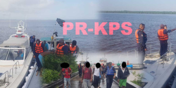 Screenshot 2024 05 28 122843 Een team van de politie bestaande uit leden van de afdeling Maritiem en Kustwacht heeft in verband met operatie Sparimaka, patrouille werkzaamheden uitgevoerd op de rivier nabij de monding, Braamspunt en Alliance.