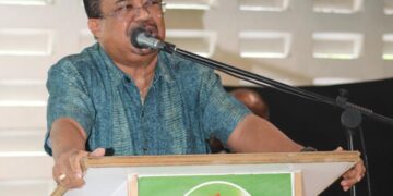 WhatsApp Image 2024 07 07 at 1.28.16 PM e1720449011865 “NPS is aan het groeien en de partij is zodanig aan het groeien, dat men zenuwachtig wordt”, zei voorzitter Gregory Rusland van de NPS zondag tijdens een structurenvergadering.