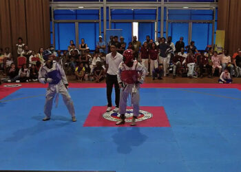 arthy Lie teakwondo 1 De taekwondoka’s van sportschool Arthy Lie hebben zaterdag uitstekend gepresteerd op het internationaal toernooi, dat gehouden werd in de Congreshal. Frans-Guyana, Aruba en Guyana waren goed vertegenwoordigd op dit toernooi, terwijl ook de Surinaamse sportscholen Eric Lie en Yu Sin in actie kwamen op dit evenement.