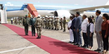 President Santokhi terug in Suriname na staatsbezoek aan China