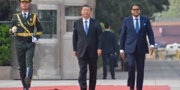 chan china President Chandrikapersad Santokhi, die sinds 11 april voor een staatsbezoek in China is, heeft al bilaterale gesprekken gevoerd met de Chinese president Xi Jinping.