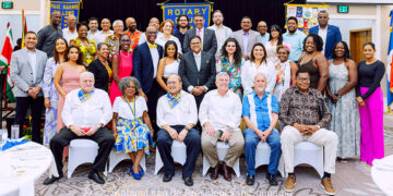 chan guyana web 2 President Chandrikapersad Santokhi heeft tijdens zijn werkbezoek in buurland Guyana de lancering van de Suriname-Guyana Chamber of Commerce (SGCC) bijgewoond.