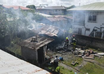 dji fly 20230709 105738 76 1688911119831 photo Een houten huis aan de Elizabethweg is volledig in de as gelegd. Vanochtend rond kwart voor 11 kreeg de brandweer een melding dat er brand was.