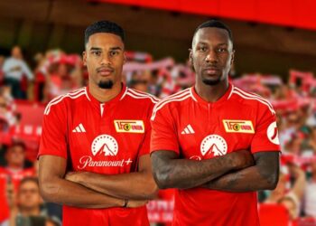 doekhie en becker 1 Surinaams international Sheraldo Becker is mogelijk bezig aan zijn laatste wedstrijden voor Union Berlin. De rappe aanvaller staat volgens BILD in de belangstelling van Eintracht Frankfurt, dat nog zoekende is naar een vervanger van Randal Kolo Muani.