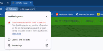 hack verkizingen 2024 Het ministerie van Binnenlandse Zaken, verantwoordelijk voor de organisatie van de verkiezingen, heeft gisteren tijdelijk de website gepubliceerd die inzage moet bieden in de verkiezingslijsten. Na controle door de redactie is echter duidelijk geworden dat de website niet veilig is.