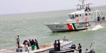 Vier illegale Guyanese vissers aangehouden door Maritieme politie
