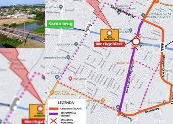 saramaccakanaalbrug web 1 De Saramaccadoorsteek brug zal ingaande woensdag 28 februari 2024 voor enkele maanden gesloten worden voor het rijverkeer.