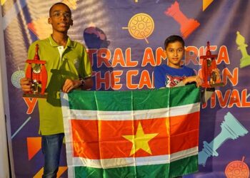 Ramesar en Wijnhard bezorgen Suriname 2x brons tijdens Youth Chess Festival