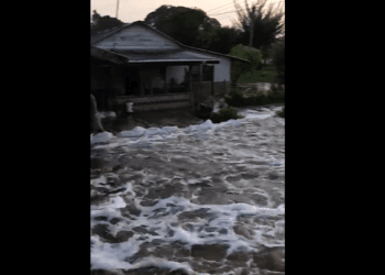 Screenshot 2024 08 20 121304 Het Nationaal Coördinatiecentrum voor Rampenbeheersing (NCCR) is op de hoogte gesteld en is reeds aanwezig bij de dambreuk te Alliance in Commewijne. Dit bevestigt de NCCR-coördinator, Jerry Slijngaard, aan de redactie van Key News.