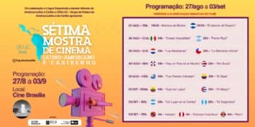 Untitled attachment 00009 De ambassade van Suriname in Brazilië zal voor de tweede maal meedoen aan het GRULAC-filmfestival dat wordt gehouden in de hoofdstad Brasilia, deze keer gaat het om de film ‘Wiren’. Het gaat om de 7e editie die plaatsvindt van dinsdag 27 augustus tot en met dinsdag 3 september 2024 en is te zien in Cine Brasilia. Dit jaarlijks evenement wordt gehouden in samenwerking met het Secretariaat van Cultuur, Economie en Recreatie van het Federaal District van Brasilia.