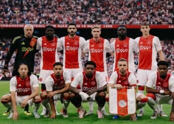 Het elftal van Ajax. Foto: AFC Ajax/ FB