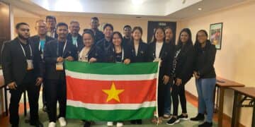 WhatsApp Image 2024 09 10 at 9.30.50 PM Deelname van een Surinaamse delegatie aan de 45ste Schaakolympiade in Boedapest Hongarije, van 10-23 september, leek ruim 2 weken geleden onzeker. De Surinaamse Schaakbond (SSB) en haar leden bleven geloven dat het goed zou komen.