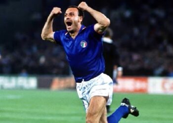 Salvatore Schillaci, bekend als 'Totò'. Beeld: The Guardian
