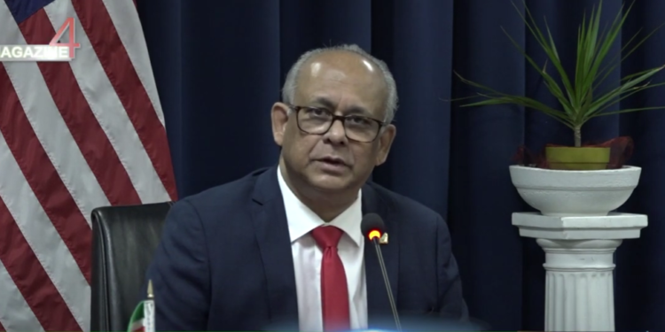 Albert Ramdin, minister van Buitenlandse Zaken, International Business en Internationale Samenwerkingen | Beeld ABC Suriname